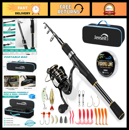 Telescopic fishing rod and - telescopic,
