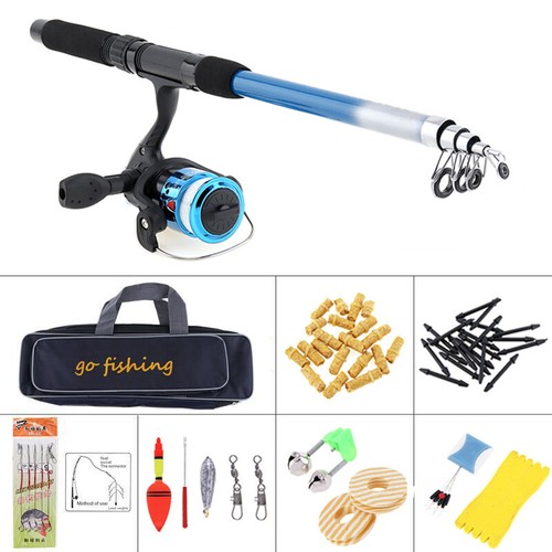 Telescopic fishing rod - rod, &