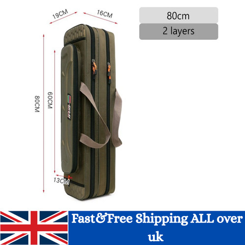 Hard steel fishing rod bag - fishing,