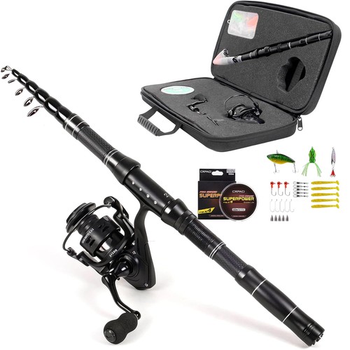 Telescopic fishing rod and - telescopic,