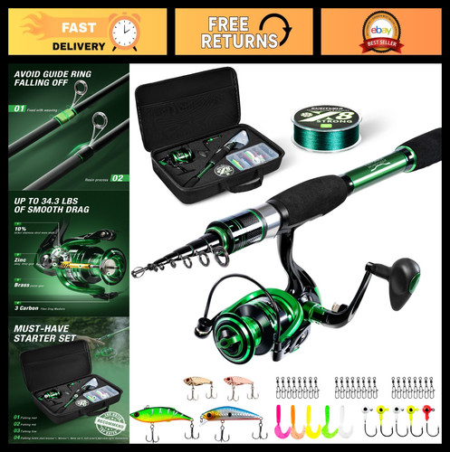 Telescoping fishing rod and - telescoping,