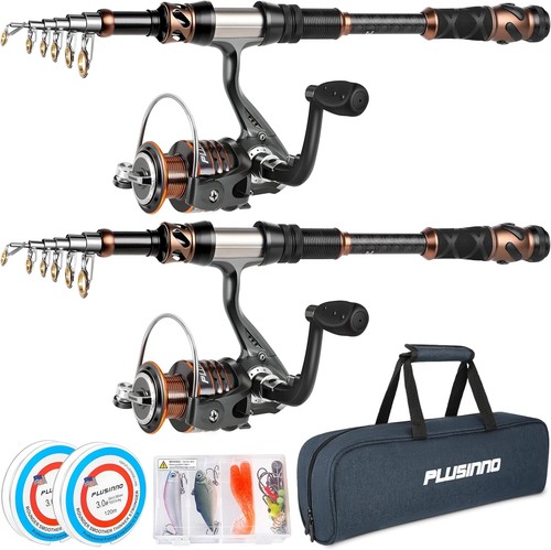 Telescopic fishing rod and - fishing,