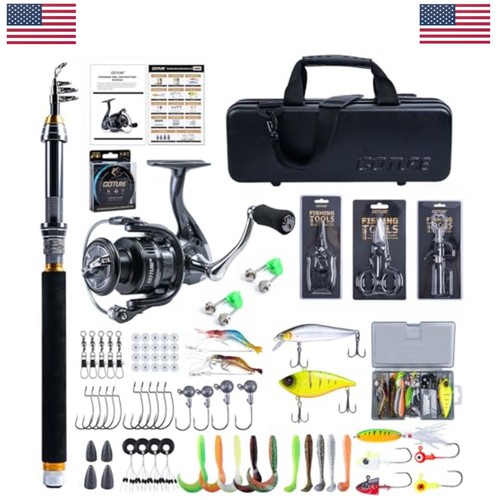 Telescopic fishing rod and - rod,