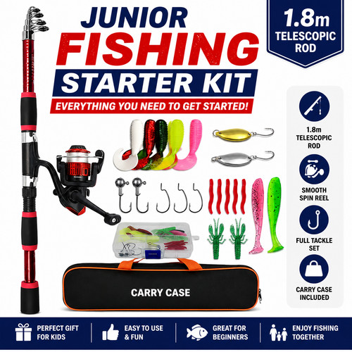 Kids junior fishing rod reel - junior,