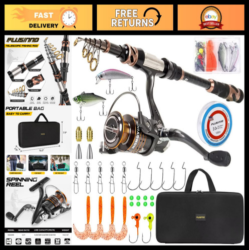 Telescopic fishing rod and - fishing,